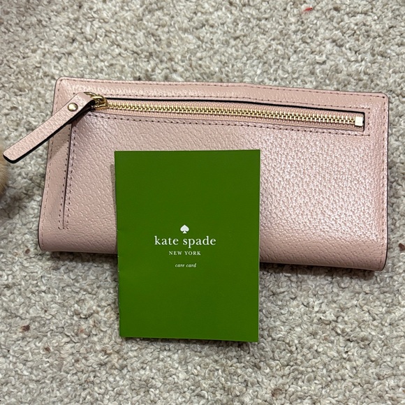 Kate Spade Blush Pink Textured Clutch - Picture 16 of 16